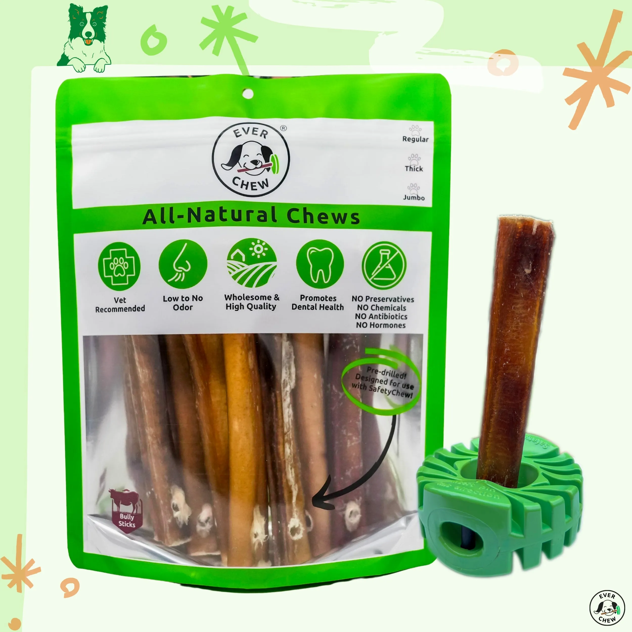 VIP SafetyChew  Bully Stick Holder Starter Pack